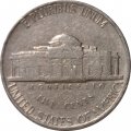 США 5 центов 1977 год - Томас Джефферсон (без отметки МД)