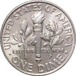 США 1 дайм (10 центов) 2018 год - 10 центов Рузвельта (P)