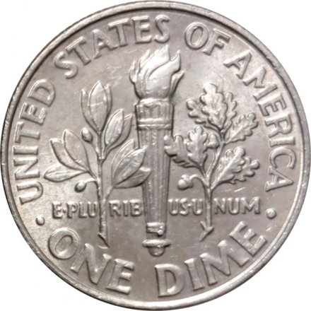 США 1 дайм (10 центов) 2018 год - 10 центов Рузвельта (P)