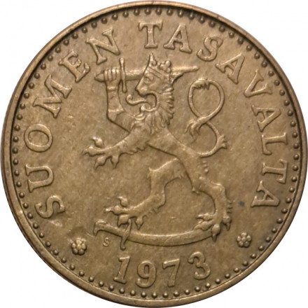 Финляндия 20 пенни 1973 год