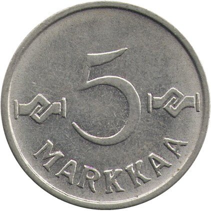 Финляндия 5 марок 1957 год