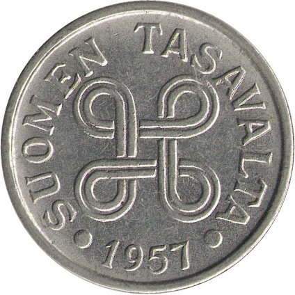 Финляндия 5 марок 1957 год