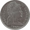 Колумбия 1 сентаво 1952 год