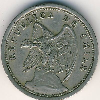Чили 10 сентаво 1938 год