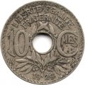 Франция 10 сантимов 1929 год