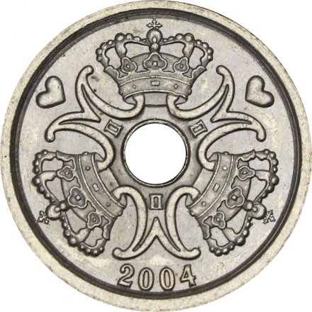 Дания 1 крона 2004 год