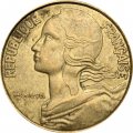 Франция 20 сантимов 1974 год