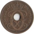 Дания 2 эре 1928 год - Король Кристиан X