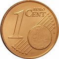 Финляндия 1 евроцент 2005 год - Герб Финляндии UNC