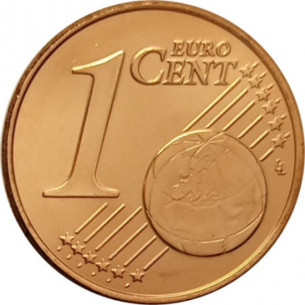 Финляндия 1 евроцент 2005 год - Герб Финляндии UNC