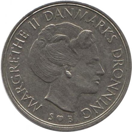 Дания 1 крона 1974 год