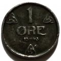 Норвегия 1 эре 1943 год