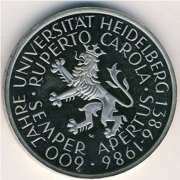 ФРГ 5 марок 1986 год