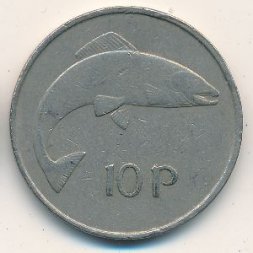 Ирландия 10 пенсов 1971 год
