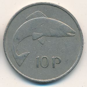 Ирландия 10 пенсов 1971 год