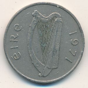 Ирландия 10 пенсов 1971 год