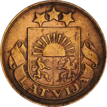 Латвия 2 сантима 1932 год