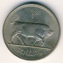 Ирландия 1 шиллинг 1968 год