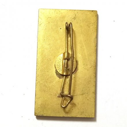 Значок Выставка космических исследований и охраны окружающей среды в СССР. Мюнхен Олимпийский зал 1975