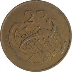 Ирландия 2 пенса 1990 год