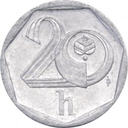 Чехия 20 геллеров 1998 год