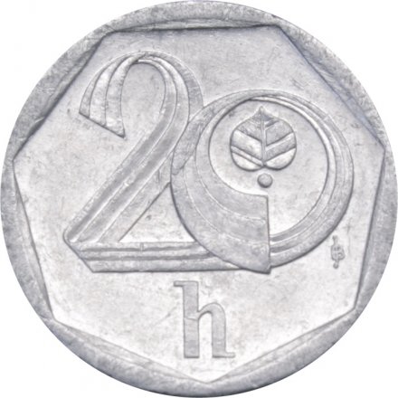 Чехия 20 геллеров 1998 год