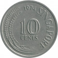 Сингапур 10 центов 1974 год