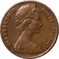 Австралия 1 цент 1969 год - Карликовый летучий кускус