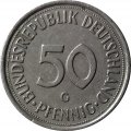 ФРГ 50 пфеннигов 1975 год (G)
