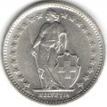 Швейцария 1/2 франка 1971 год