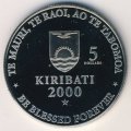 Кирибати 5 долларов 2000 год