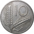 Италия 10 лир 1951 год Колосья