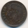 Италия 2 чентезимо 1897 год