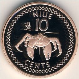 Ниуэ 10 центов 2009 год