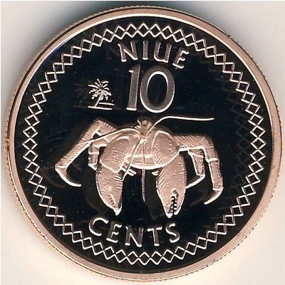 Ниуэ 10 центов 2009 год