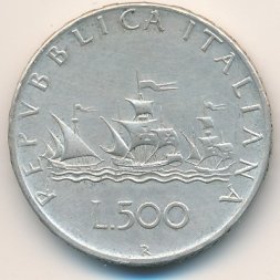 Италия 500 лир 1964 год