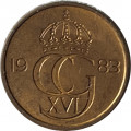 Швеция 5 эре 1983 год - Король Карл XVI Густав