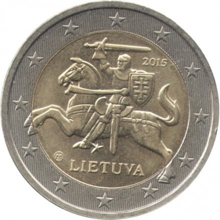 Литва 2 евро 2015 год