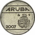 Аруба 10 центов 2007 год - Герб