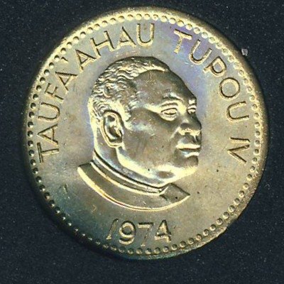 Тонга 1 сенити 1974 год