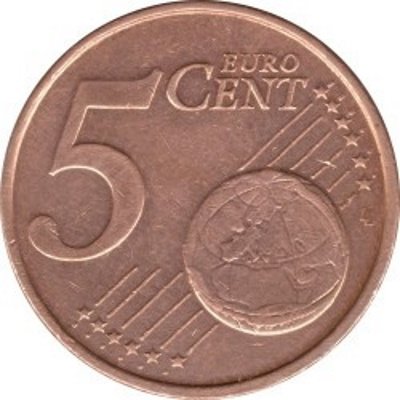 Нидерланды 5 евроцентов 2001 год