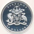 Барбадос 50 долларов 1989 год
