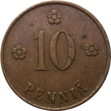 Финляндия 10 пенни 1929 год