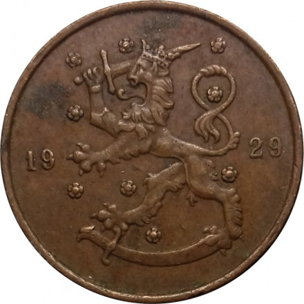 Финляндия 10 пенни 1929 год