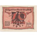Германия (Нотгельд) 10 пфеннигов 1921 Arnstadt XF