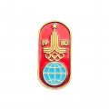Значок СССР. Олимпиада - 80. Эмблема