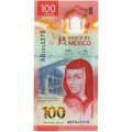 Мексика 100 песо 2020 год - Портрет Сор Хуаны Инес де ла Крус UNC