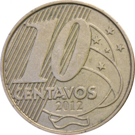 Бразилия 10 сентаво 2012 год - Педру I