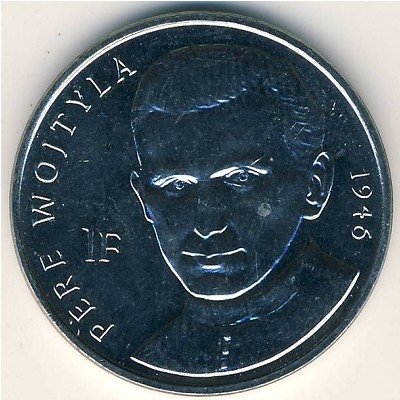 Конго 1 франк 2004 год - Священник Войтыла