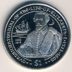 Виргинские острова 1 доллар 2003 год